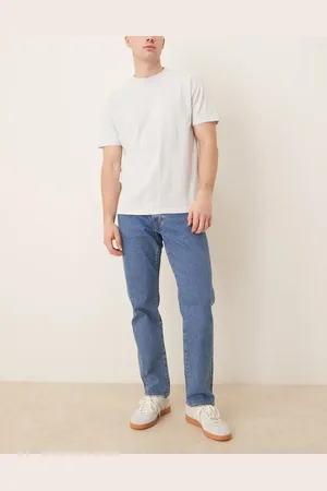 Abercrombie & Fitch Vintage straight leg jeans in medium wash