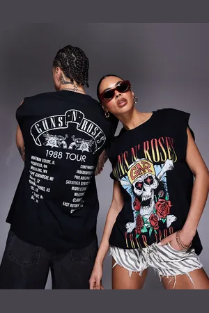 ASOS Unisex oversized license tank top with Guns N