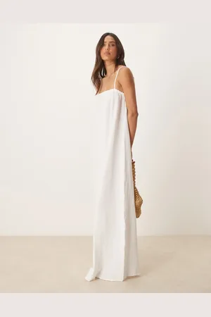 JDY Cheesecloth sleeveless maxi dress in