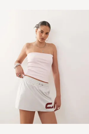 COLLUSION Jersey ribbed bandeau top in soft