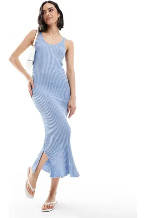 ONLY Knit midaxi dress in light