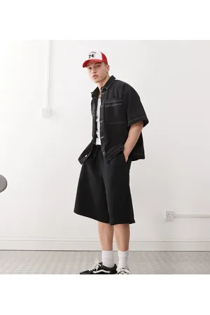 COLLUSION Relaxed skater jersey sweat shorts in