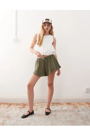 Reclaimed Flippy cheesecloth shorts in