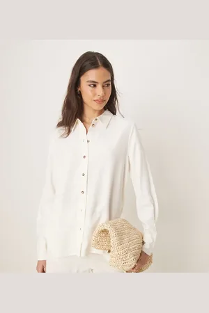 JDY Relaxed linen mix shirt in - part of a set