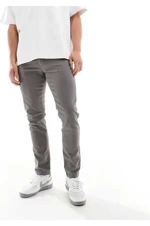 ASOS Skinny chinos in charcoal