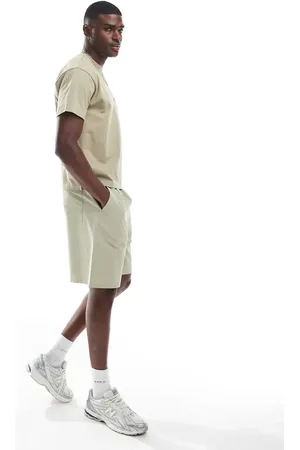 ASOS Long length ripstop shorts in light khaki