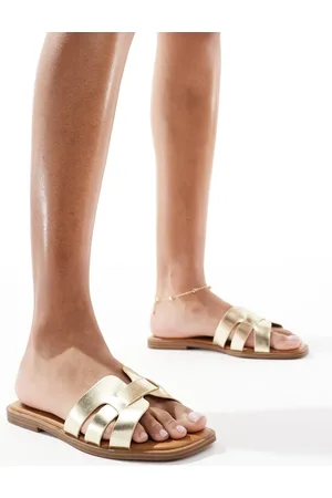 SEQWL Stork flat sandals in