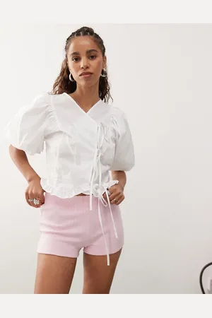 Reclaimed Jersey micro shorts in light - part of a set