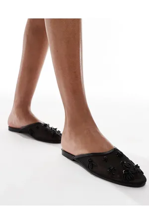 SEQWL XY embellished sandals in mesh