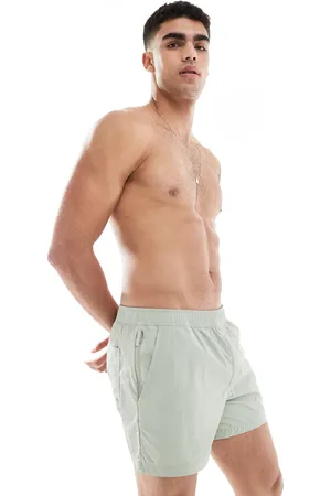 River Island Swim shorts in light khaki
