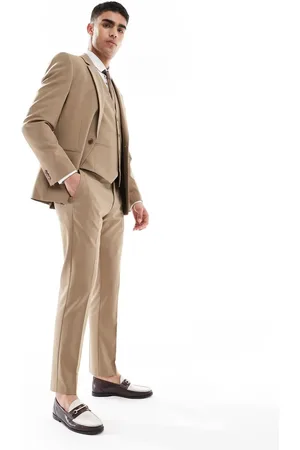 ASOS Slim suit pants in dark stone