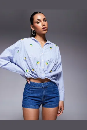 River Island Long sleeve shirt in light stripes
