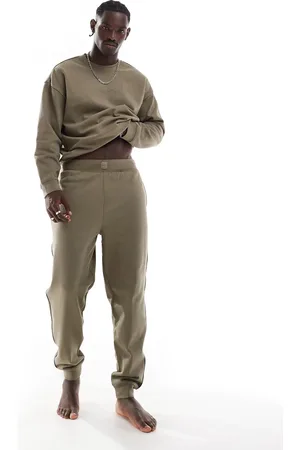 Calvin Klein Tonal Logo lounge sweatpants in olive