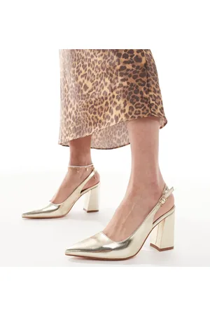 SEQWL Hogan block heeled shoes in PU