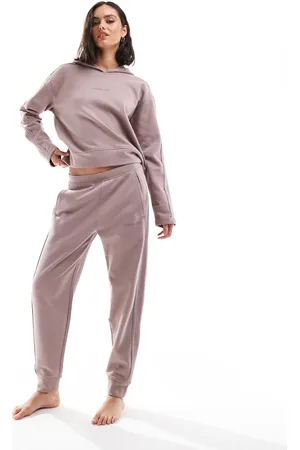 Calvin Klein Tonal Logo logo lounge sweatpants in sand
