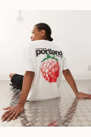Reclaimed Oversized t-shirt with Portland back print in