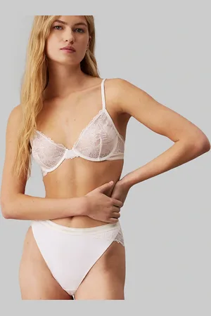 Calvin Klein Modern Lace Unlined Demi underwire bra in