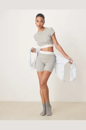 Calvin Klein Ribbed legging shorts in
