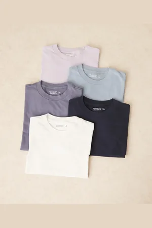 Abercrombie & Fitch 5 pack essential t-shirts in