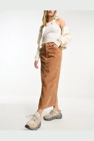 Cotton On Cotton On corduroy maxi skirt in camel