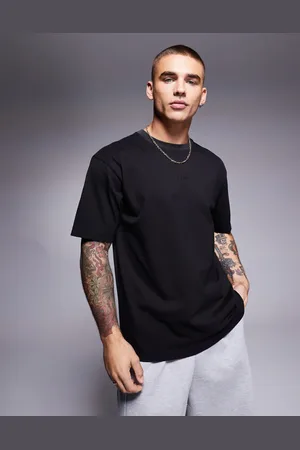 HUGO BOSS Te_Block 2 tone central logo t-shirt in