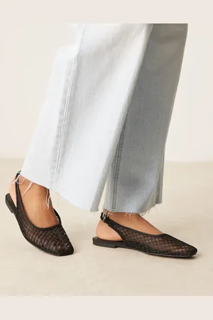 ASOS Lisse point-toe slingback ballet flats in weave
