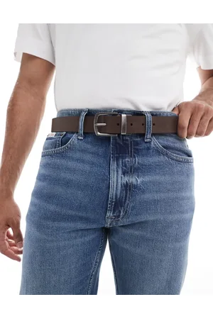Pull&Bear Reversible belt in and brown