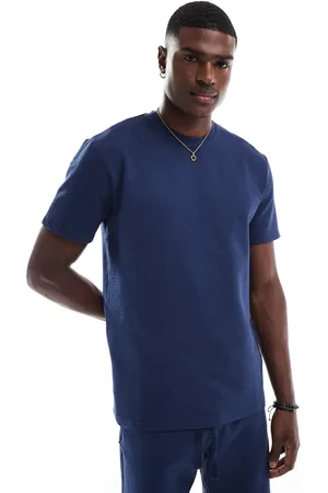 Only & Sons Short sleeve waffle T-shirt in - part of a set