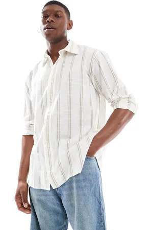 JACK & JONES Premium long sleeve shirt in stripes