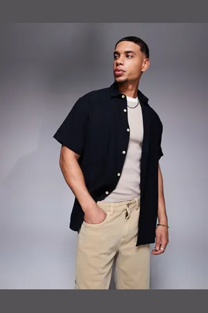 ADPT. Oversized short sleeve shirt in