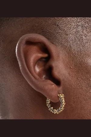 Fred Perry Mini wreath earrings in