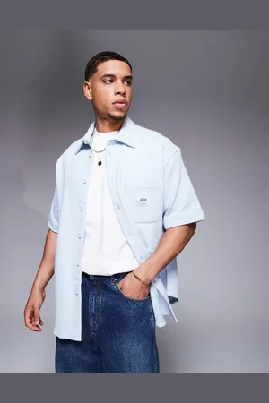 Hugo Blue Ebronn short sleeve shirt in