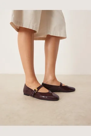 ASOS Leah mary jane ballet flats in patent
