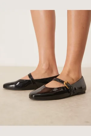 ASOS Leah mary jane ballet flats in patent