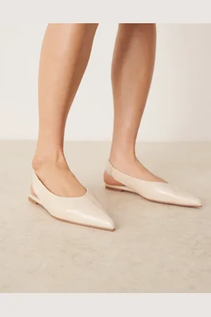 ASOS Linford slingback ballet flats in off