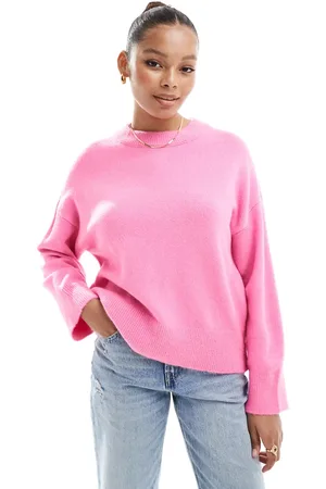 ASOS Boxy crew neck sweater in