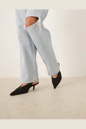 ASOS Sydney slingback kitten heel shoes in