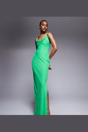 ASOS ASOS DESIGN Tall bias strappy cross back maxi in