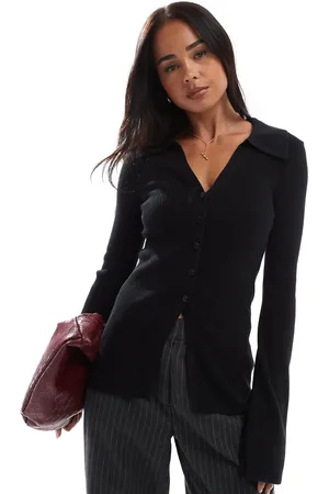 ASOS Longline collared cardigan in
