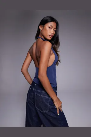 ASOS High cowl neck cupro top in