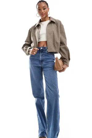 ASOS ASOS DESIGN Tall comfort stretch straight leg jeans in authentic mid