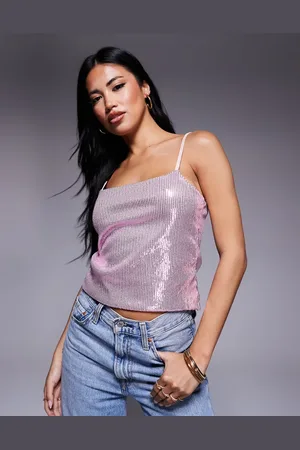 ASOS Sequin cami top in