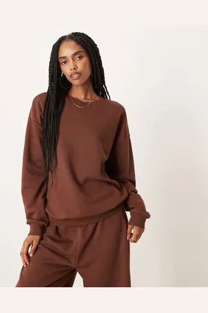 ASOS Oversized sweatshirt fabric top in - part of a set