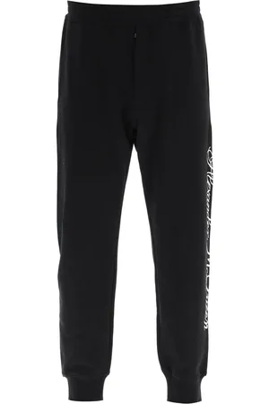 Alexander McQueen Logo Cotton Pants