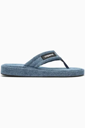 COPERNI Denim Flip Flops With Logo