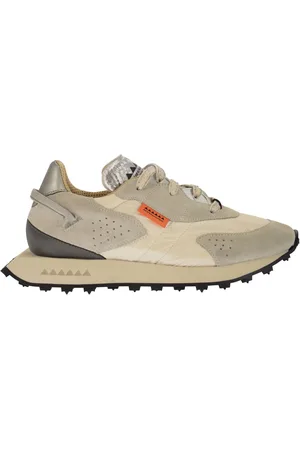 RUN OF Vaporix Suede And Nylon Trainers