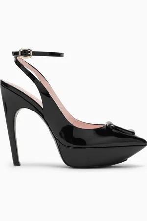 Roger Vivier High Patent Leather Sandal