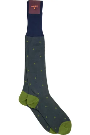 Gallo Polka Dot Cotton Long Socks