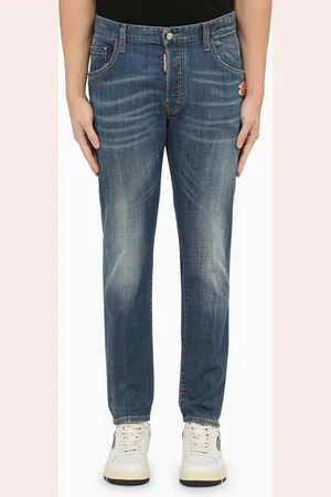 Dsquared2 Regular Washed Denim Jeans