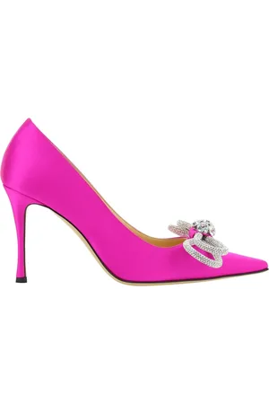 Mach & Mach Double Bow Satin Pumps